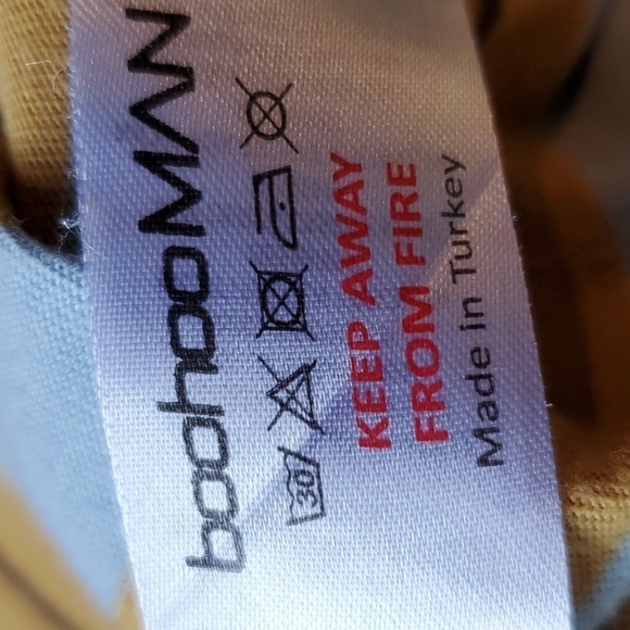 Offel yellow stripe man skate (boohoo man) SS tee size Medium 100%cotton - Picture 5 of 11